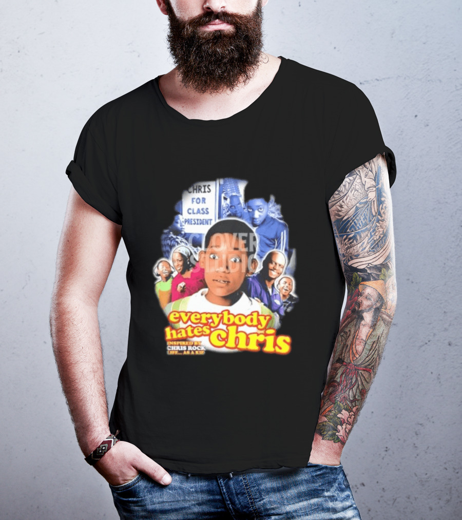 Everybody Hates Chris Inspired By Chris Rock Chris For Class President T-Shirt