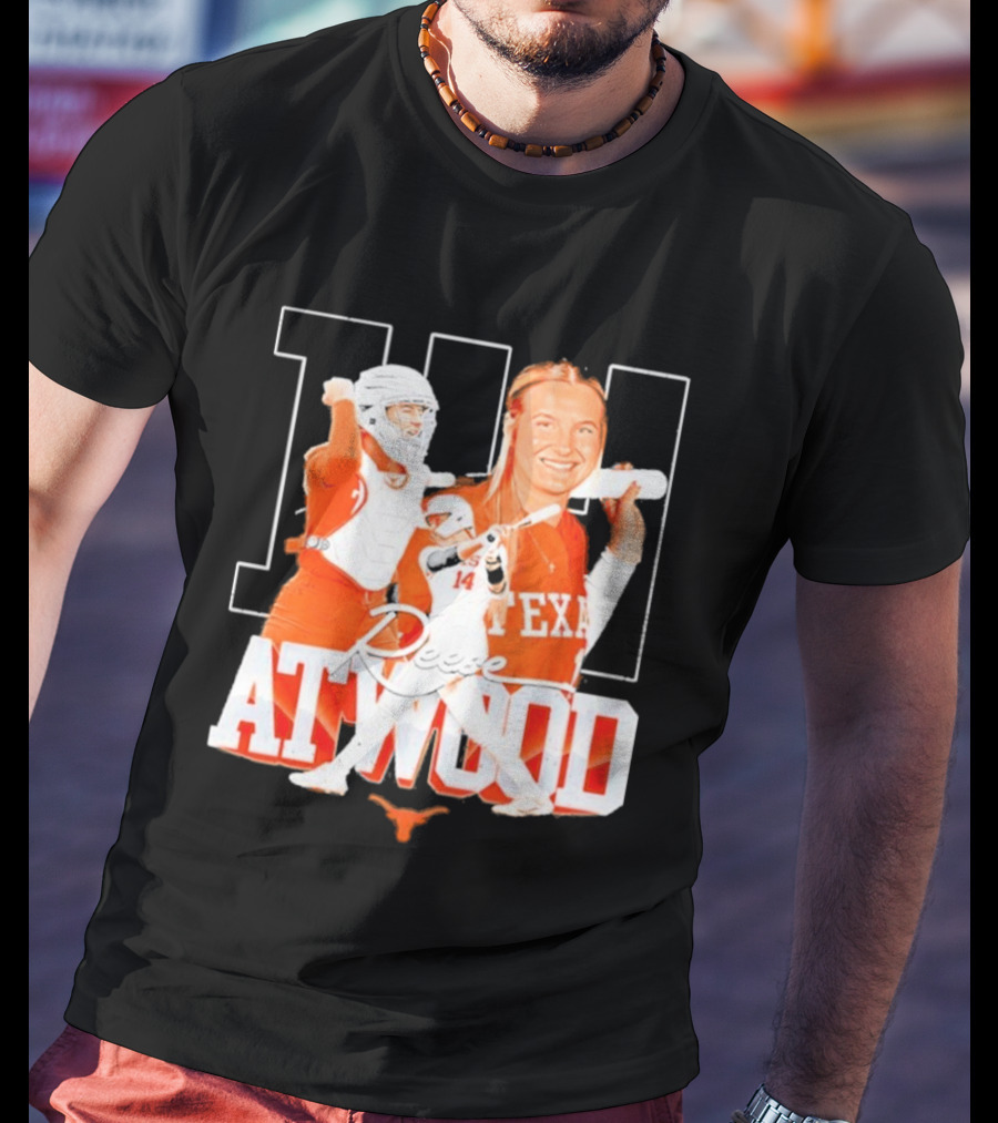 Texas Longhorns Reese Atwood 14 Sports T-Shirt