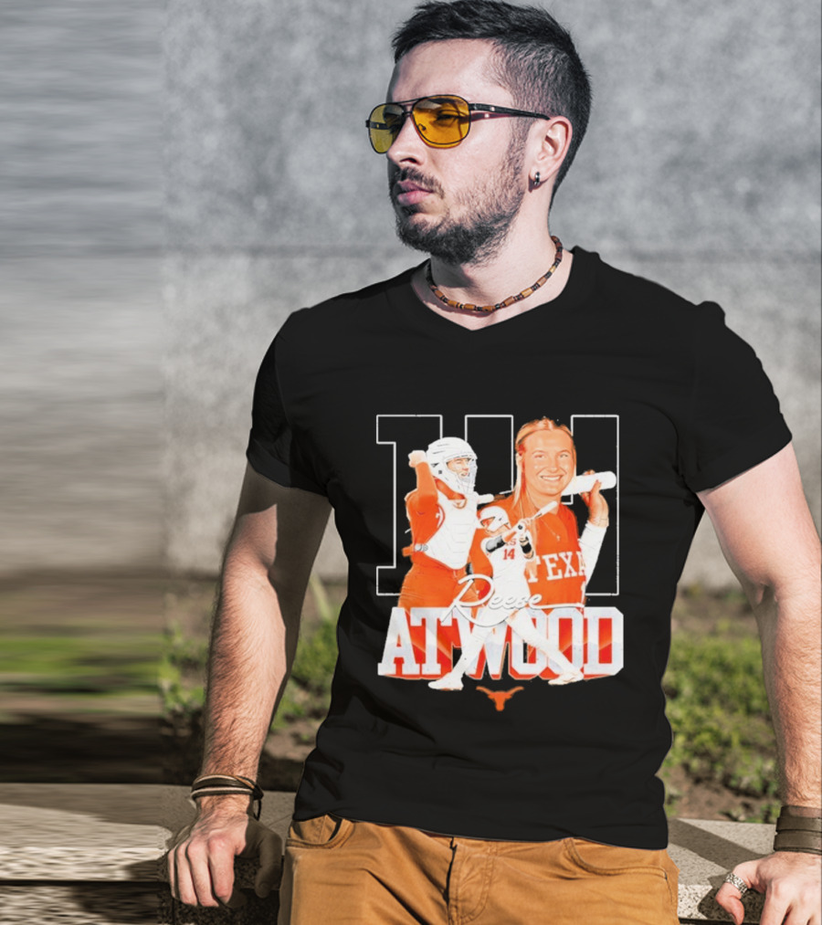 Texas Longhorns Reese Atwood 14 Sports T-Shirt
