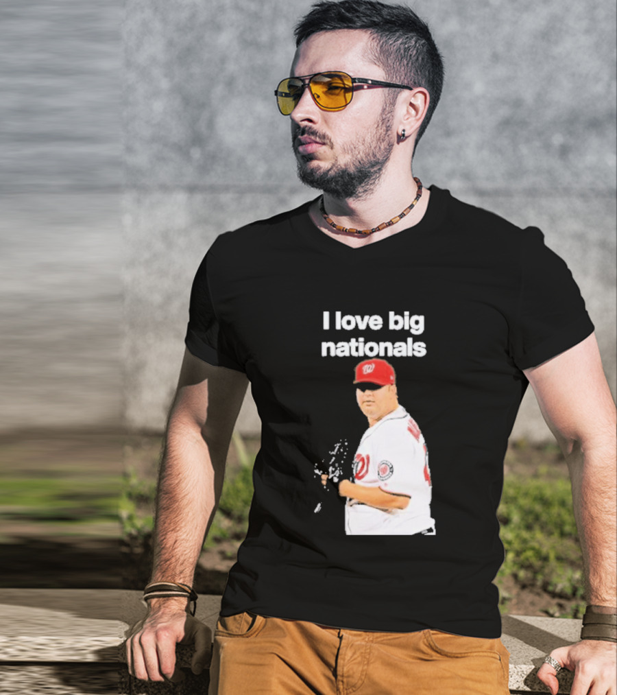 I Love Big Nationals Baseball Matt Albers T-Shirt