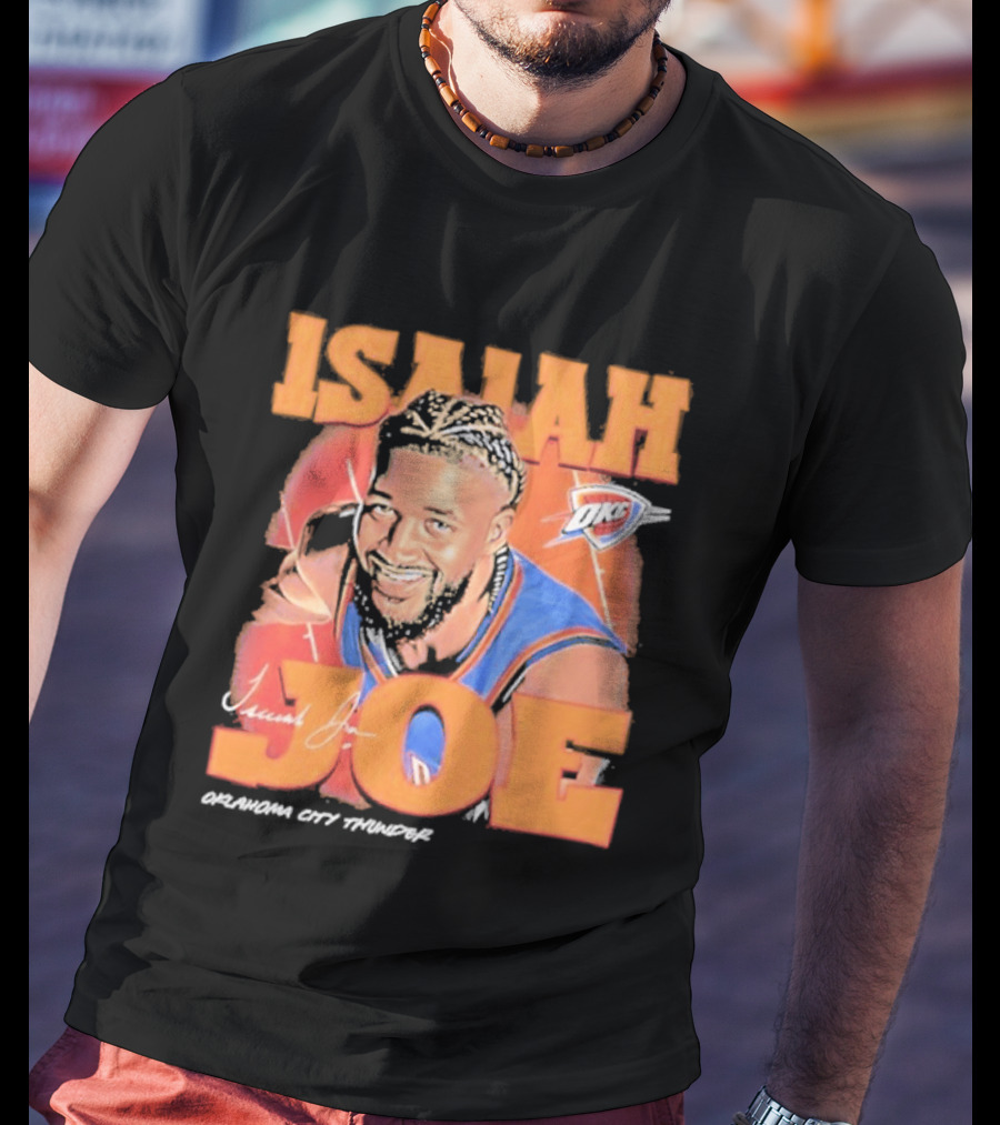 Isaiah Joe Oklahoma City Thunder Airbrush Signature T-Shirt