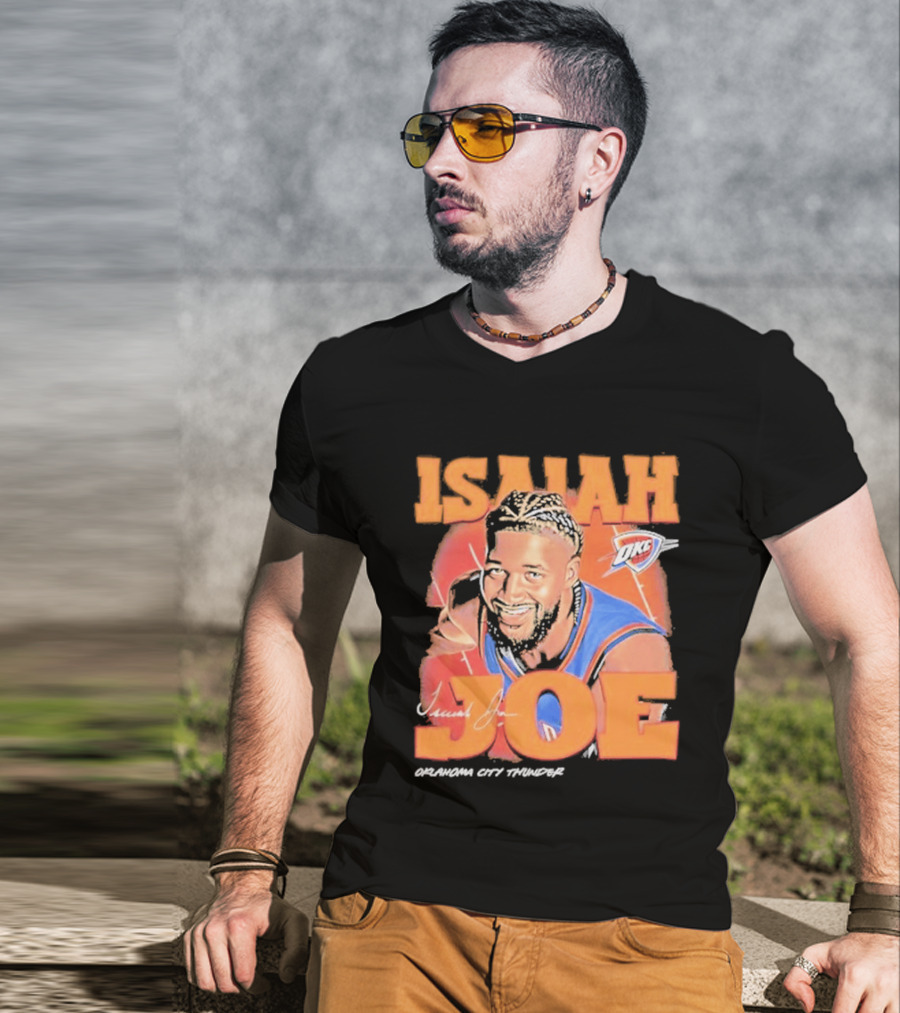 Isaiah Joe Oklahoma City Thunder Airbrush Signature T-Shirt