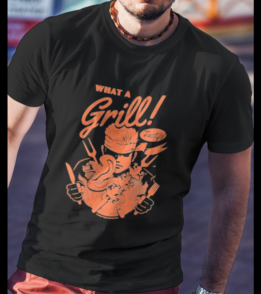 What A Grill 1964 Fangamer Metal Solid Video Game T-Shirt