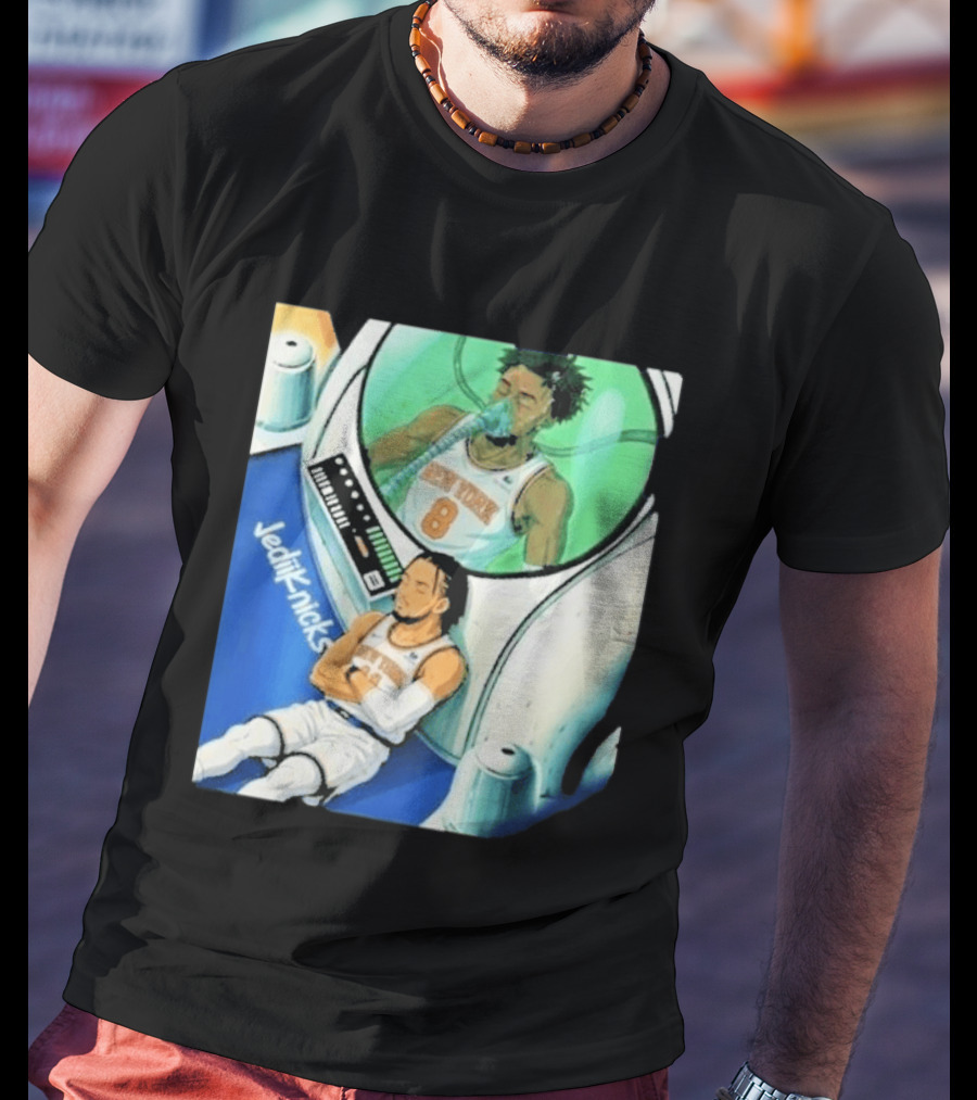 Jalen Brunson OG Anunoby New York Knicks 2026 Jedi+Knicks T-Shirt