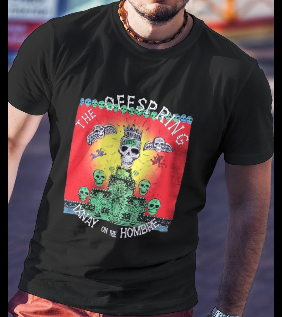 The Offspring Ixnay On The Hombre Skeleton Skulls Crown T-Shirt