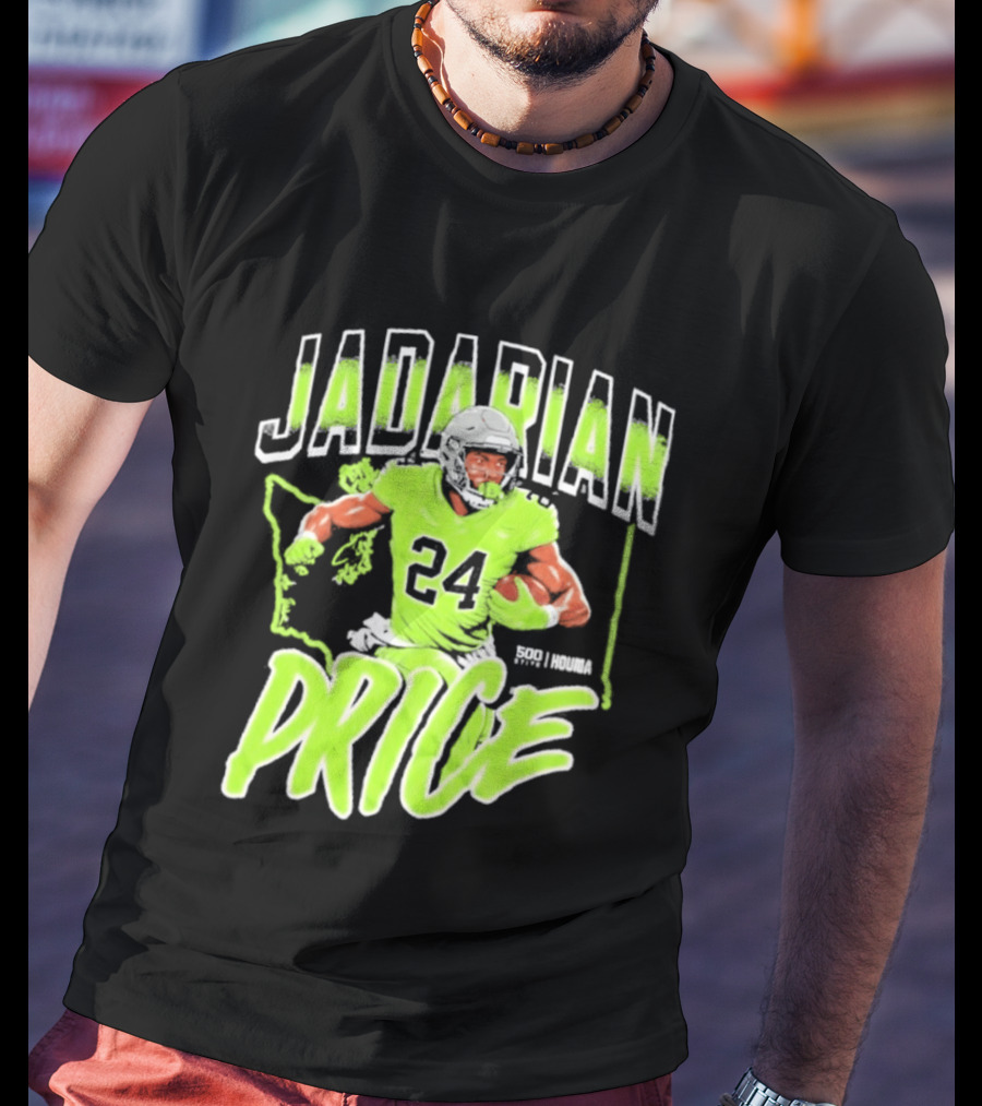 Jadarian Price 24 Seattle Football Running Back T-Shirt