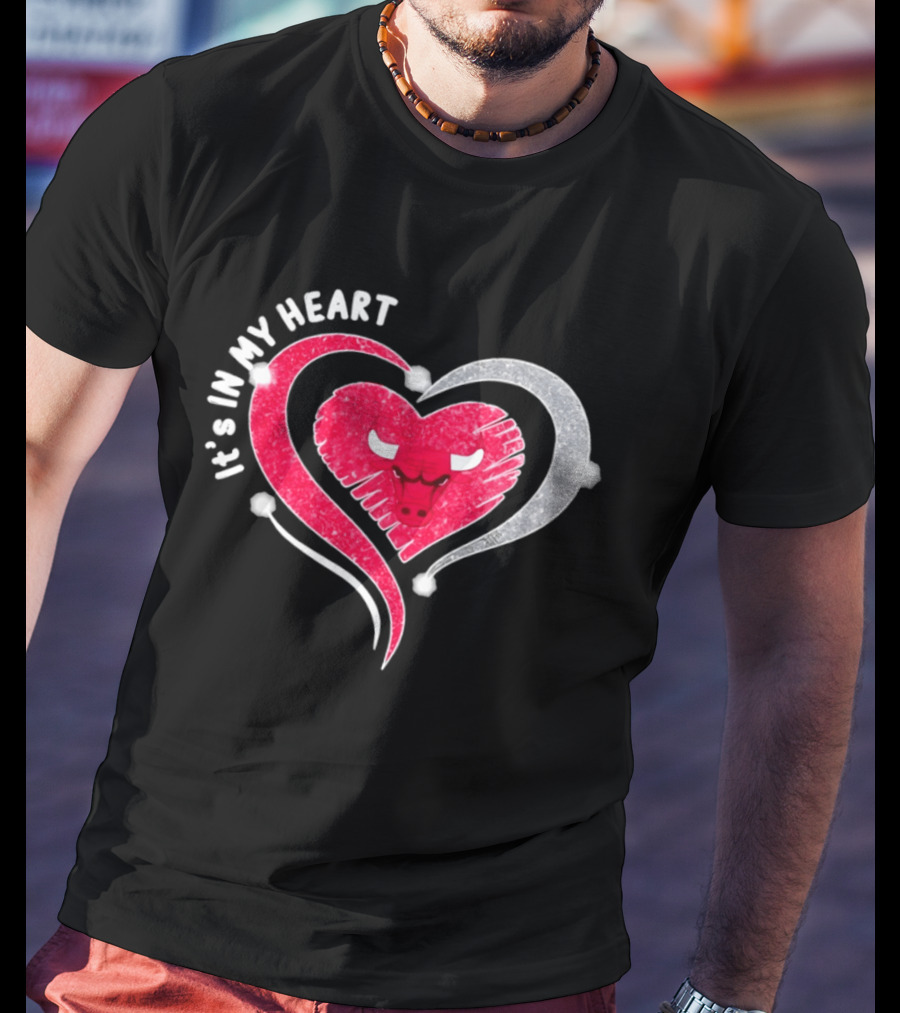 Chicago Bulls It's In My Heart Basketball NBA 2026 T-Shirt