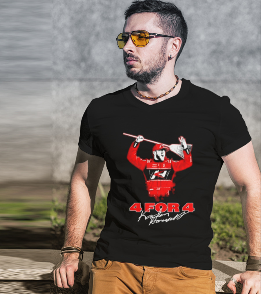 Kaden Honeycutt 4 For 4 NASCAR Craftsman Truck Series Weekend Sweep T-Shirt