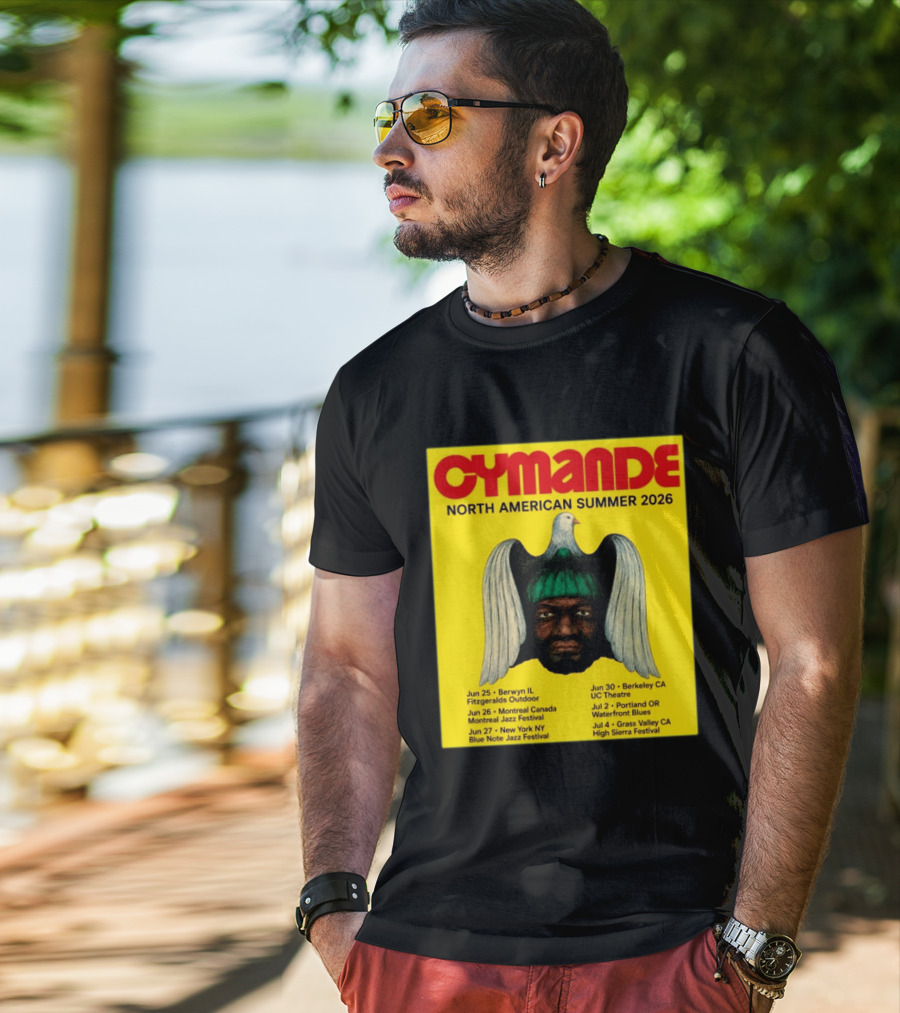 Cymande North American Summer 2026 Tour Dates And Locations T-Shirt