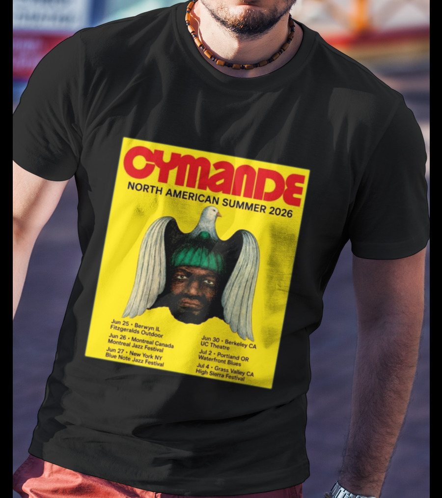 Cymande North American Summer 2026 Tour Dates And Locations T-Shirt
