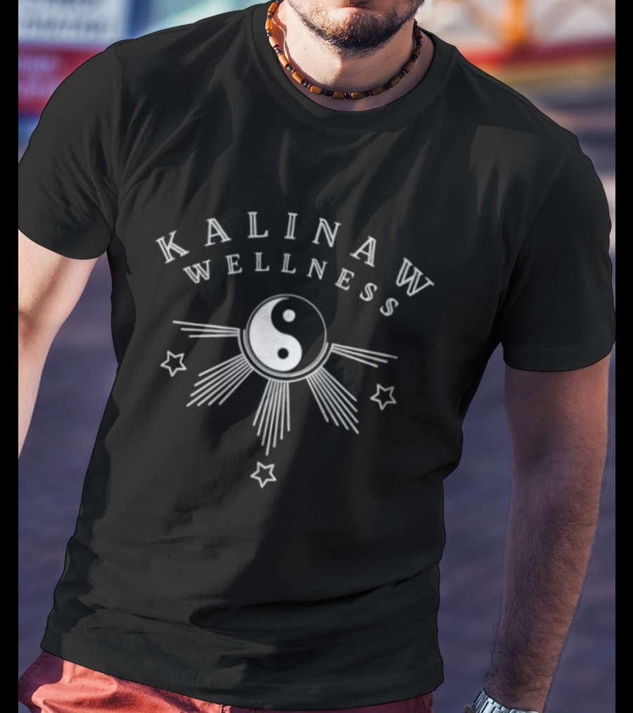 Kalinaw Wellness Yin Yang Starburst Burst T-Shirt