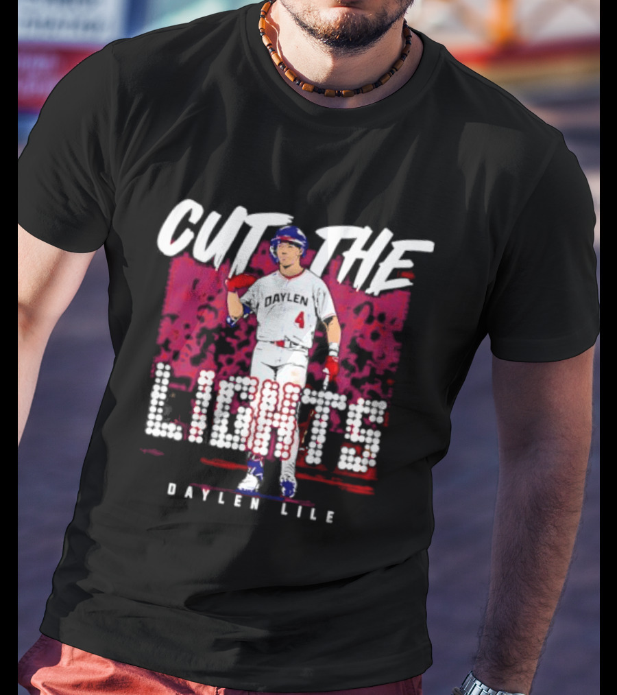 Daylen Lile Cut The Lights Washington Nationals MLB T-Shirt