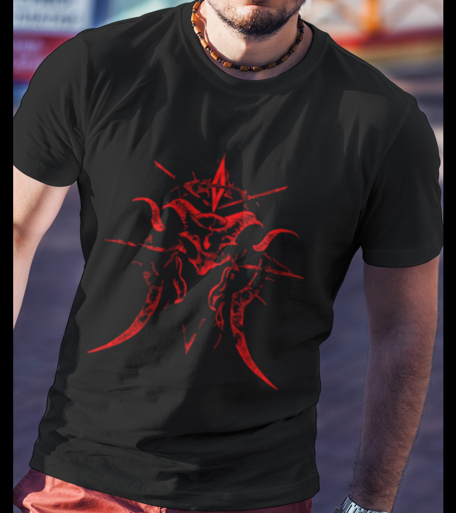 Diablo 4 Spiritborn Vessel Of Hatred Red Demon Glyph T-Shirt
