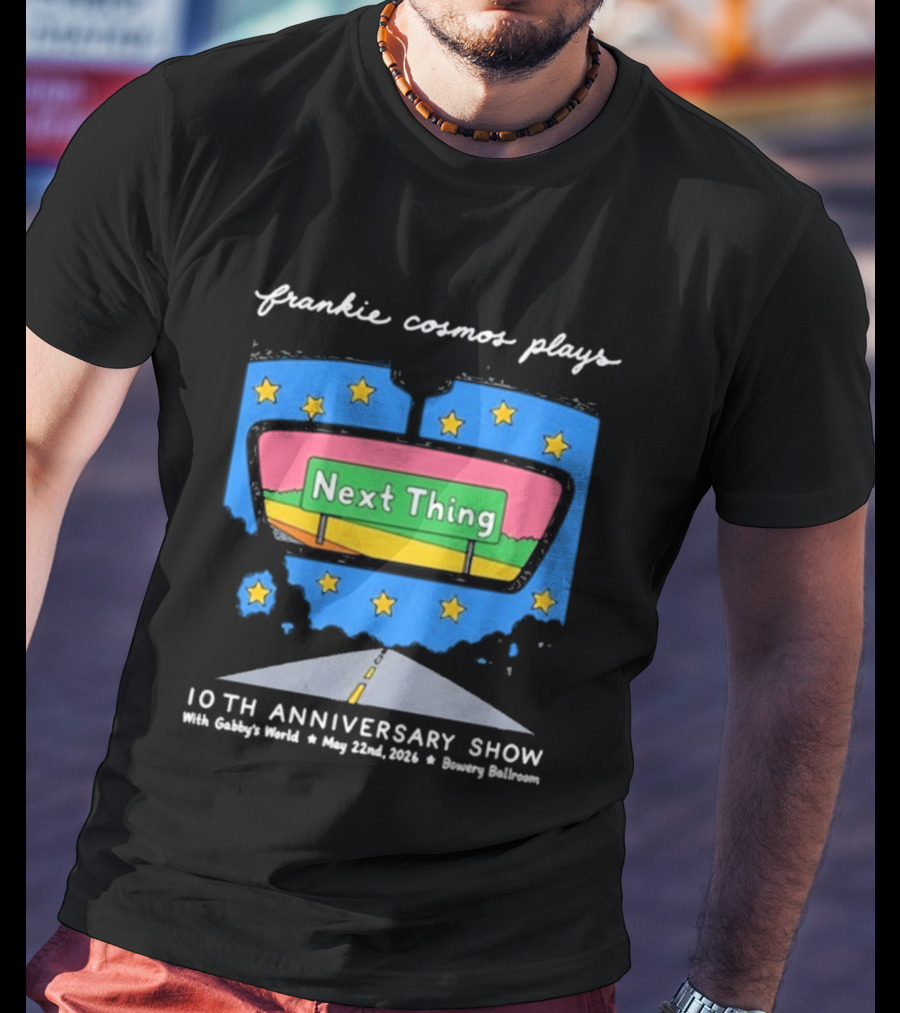 Frankie Cosmos 10th Anniversary Show May 22 2026 Bowery Ballroom Next Thing Live Performance T-Shirt
