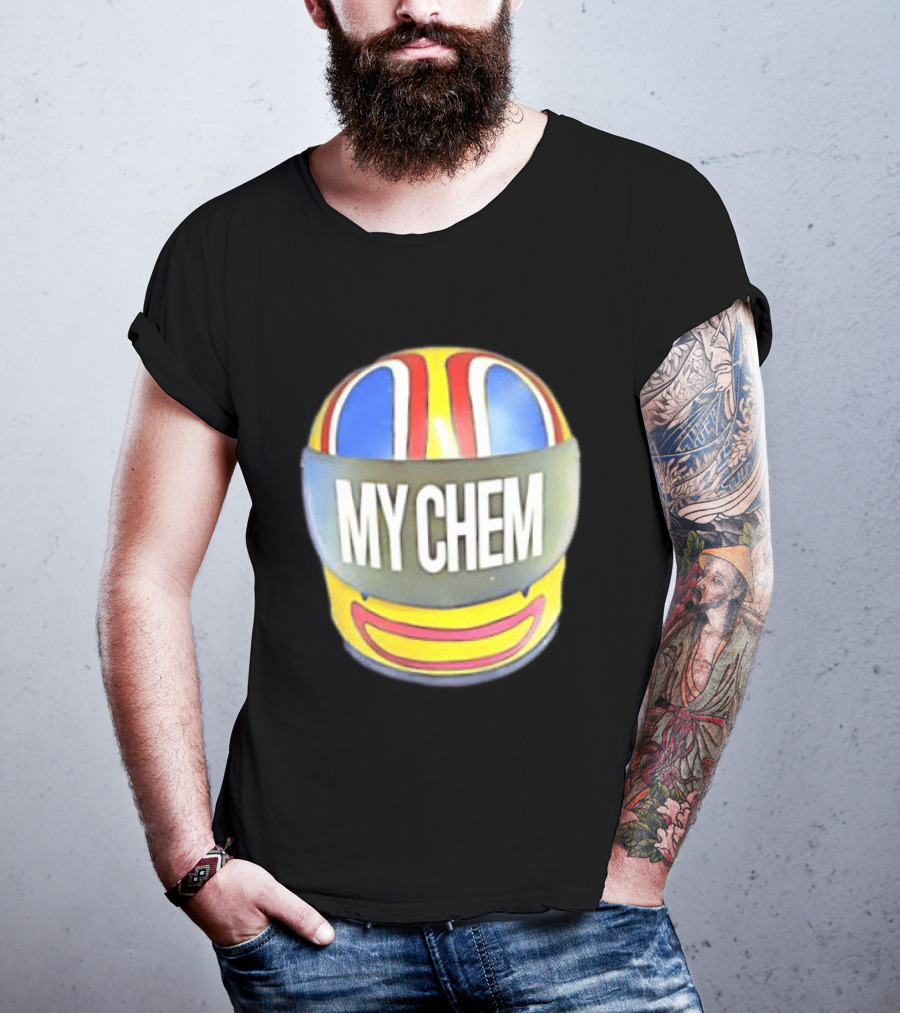 My Chem Helmet My Chemical Romance Music Lover Vibrant Racing T-Shirt