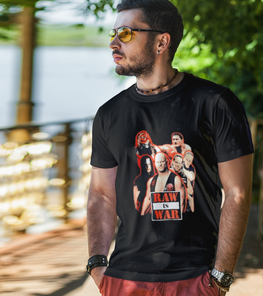 WWE Raw Is War Legends Kane Stone Cold Undertaker Shawn Michaels Triple H T-Shirt