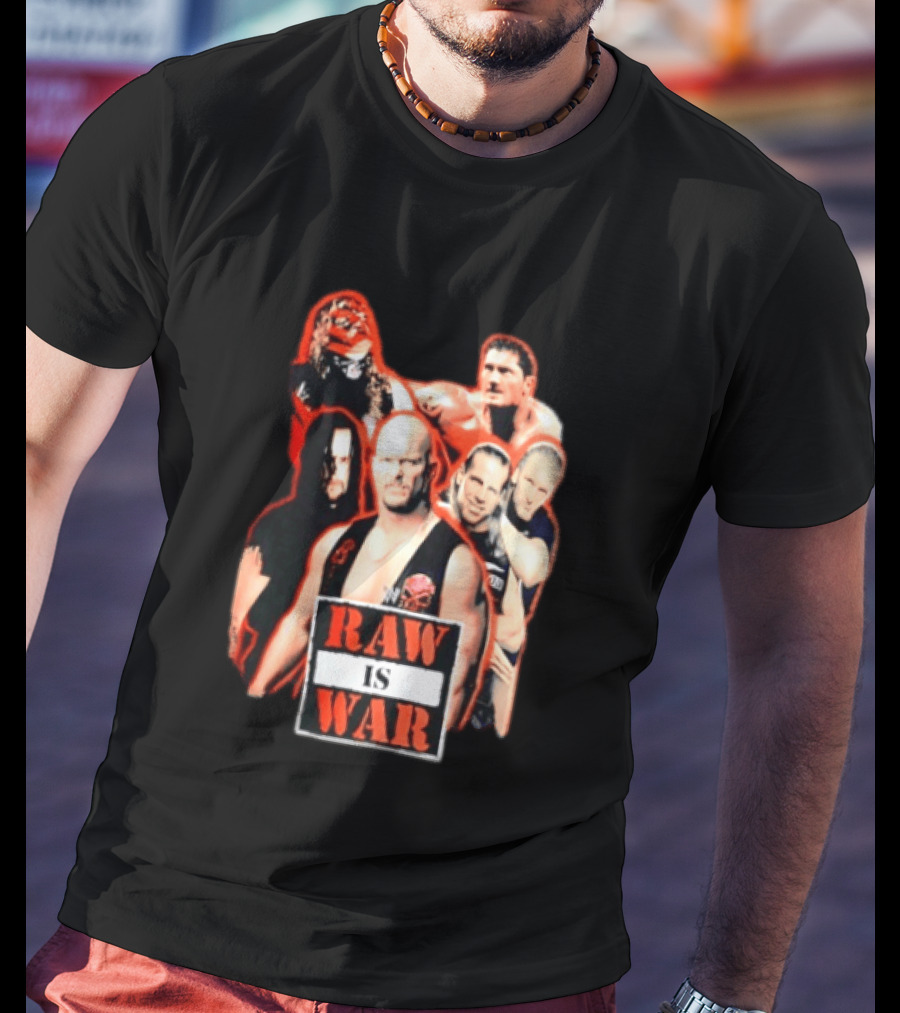 WWE Raw Is War Legends Kane Stone Cold Undertaker Shawn Michaels Triple H T-Shirt