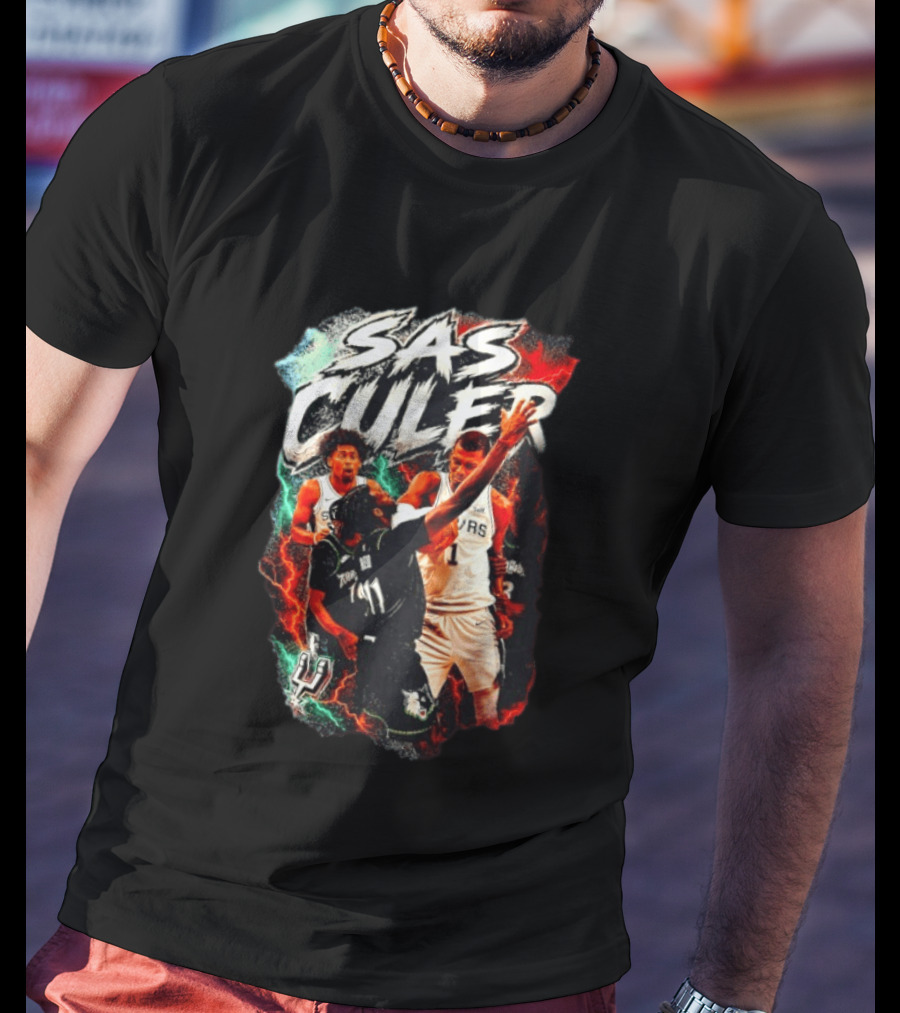 San Antonio Spurs SAS Culero NBA Basketball Dylan Harper Storm T-Shirt