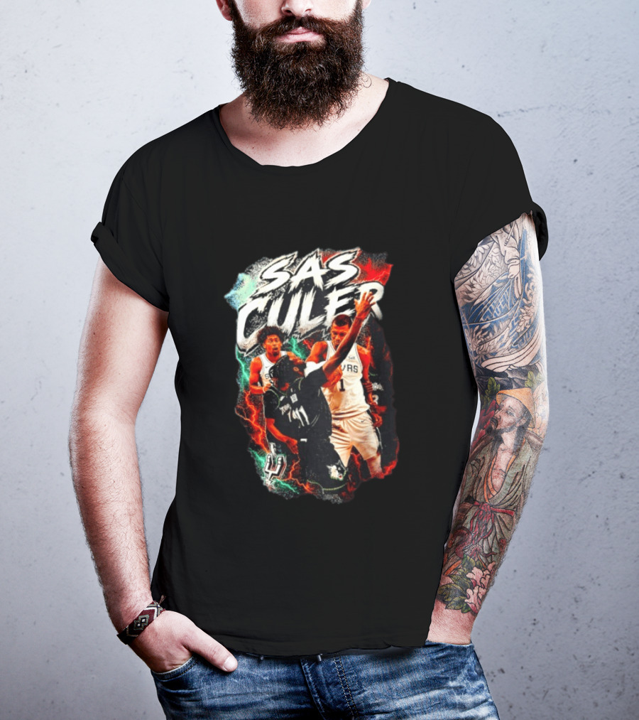 San Antonio Spurs SAS Culero NBA Basketball Dylan Harper Storm T-Shirt