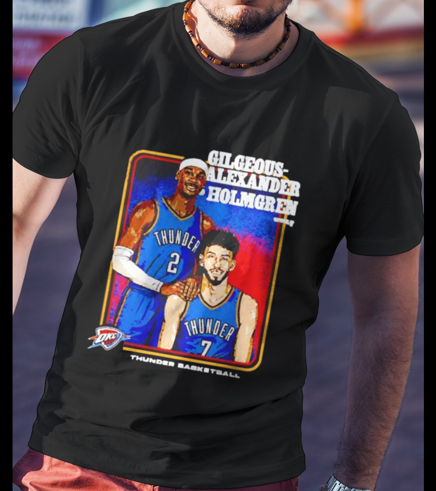 Gilgeous Alexander Holmgren OKC Thunder Basketball Step Brothers T-Shirt