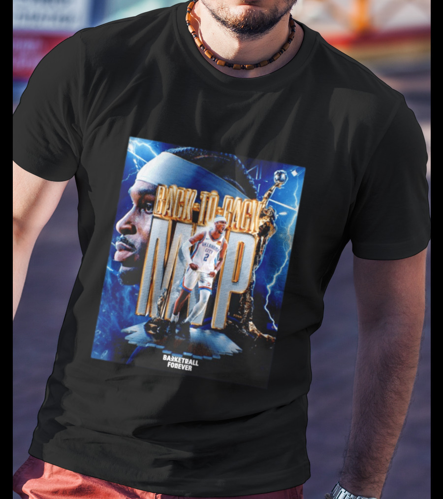 Back To Back MVP Oklahoma City Basketball Forever T-Shirt
