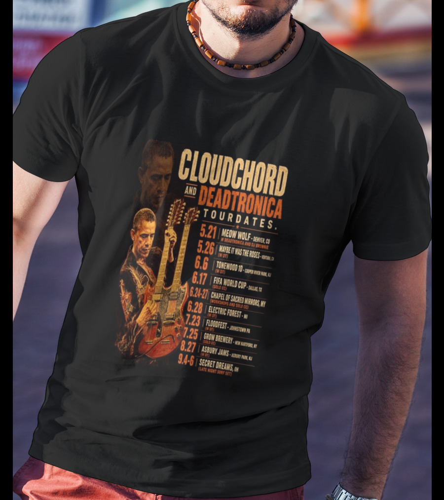 Cloudchord And Deadtronica Tourdates 2026 Meow Wolf Denver Secret Dreams Ohio T-Shirt