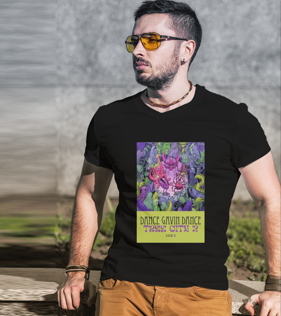 Dance Gavin Dance Tree City 2 May 22 2026 Concert T-Shirt