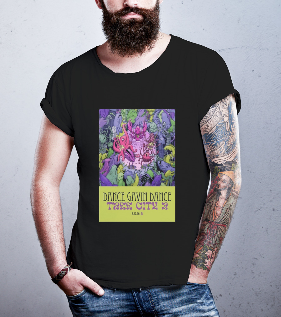 Dance Gavin Dance Tree City 2 May 22 2026 Concert T-Shirt