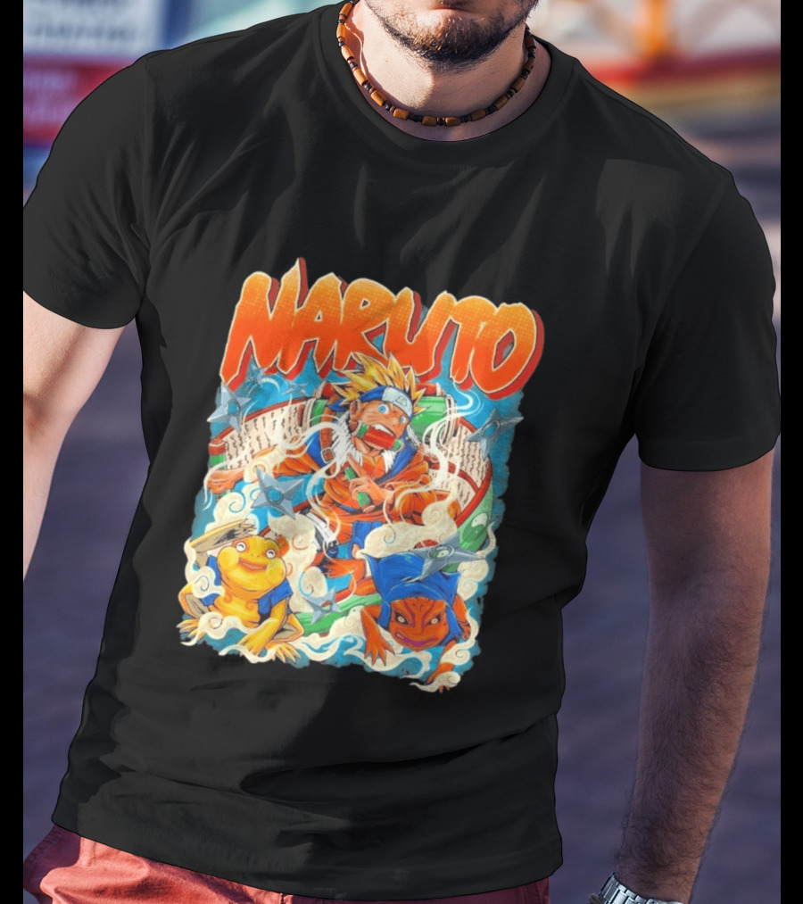 Naruto Uzumaki Toad Summoning Adventure Anime Ninja T-Shirt