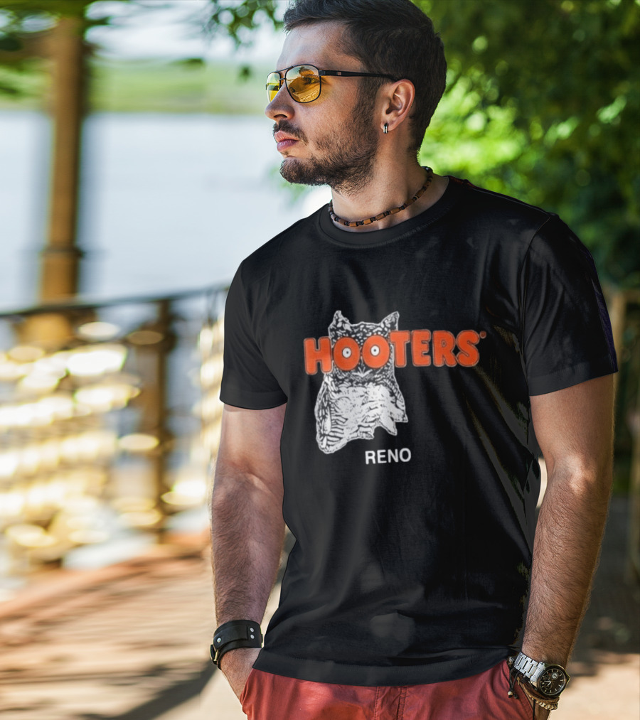 Naz Reid Hooters Reno Owl T-Shirt