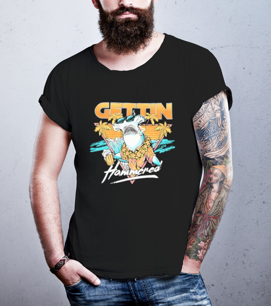 Gettin' Hammerhead Tropical Beach Vibes T-Shirt