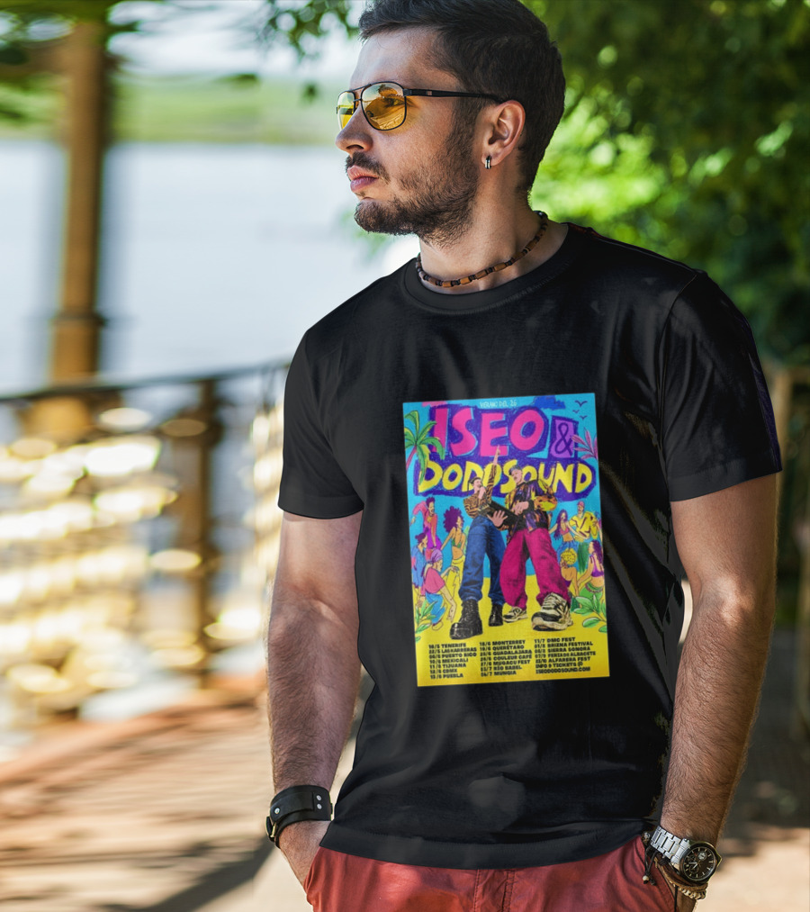 Iseo Dodosound Verano Tour 2026 Tenerife Guadalajara Zaragoza Fiesta T-Shirt