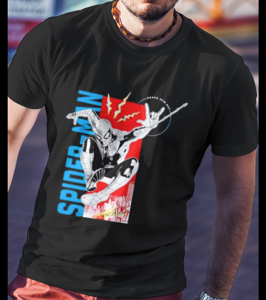 Spider Man Web Slinging Marvel Universe Brand New Day T-Shirt