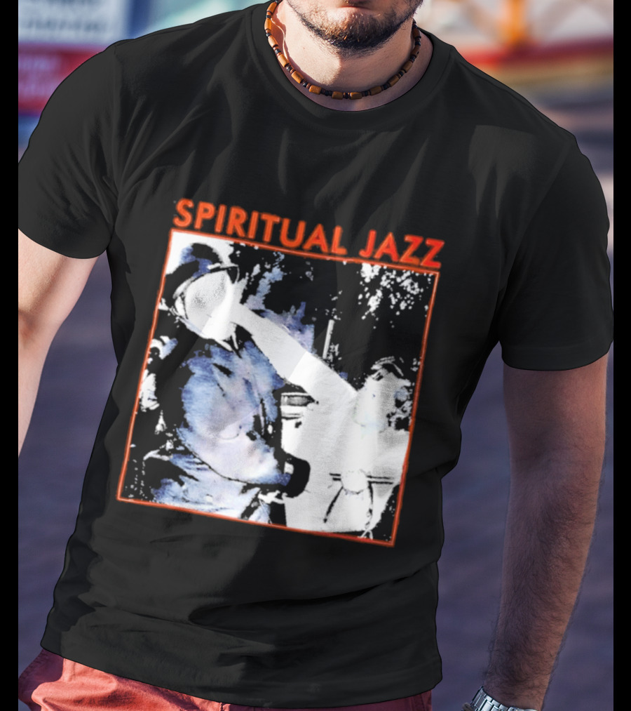 Spiritual Jazz Horn Player Watercolor T-Shirt