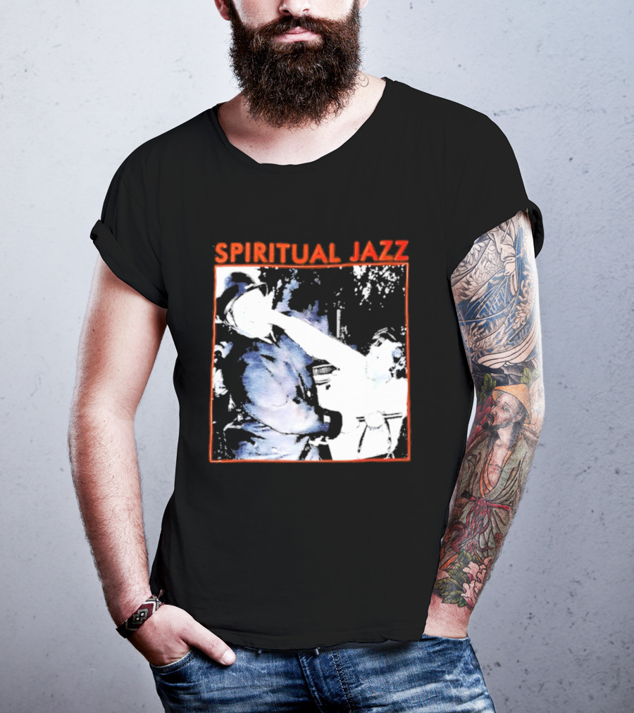 Spiritual Jazz Horn Player Watercolor T-Shirt