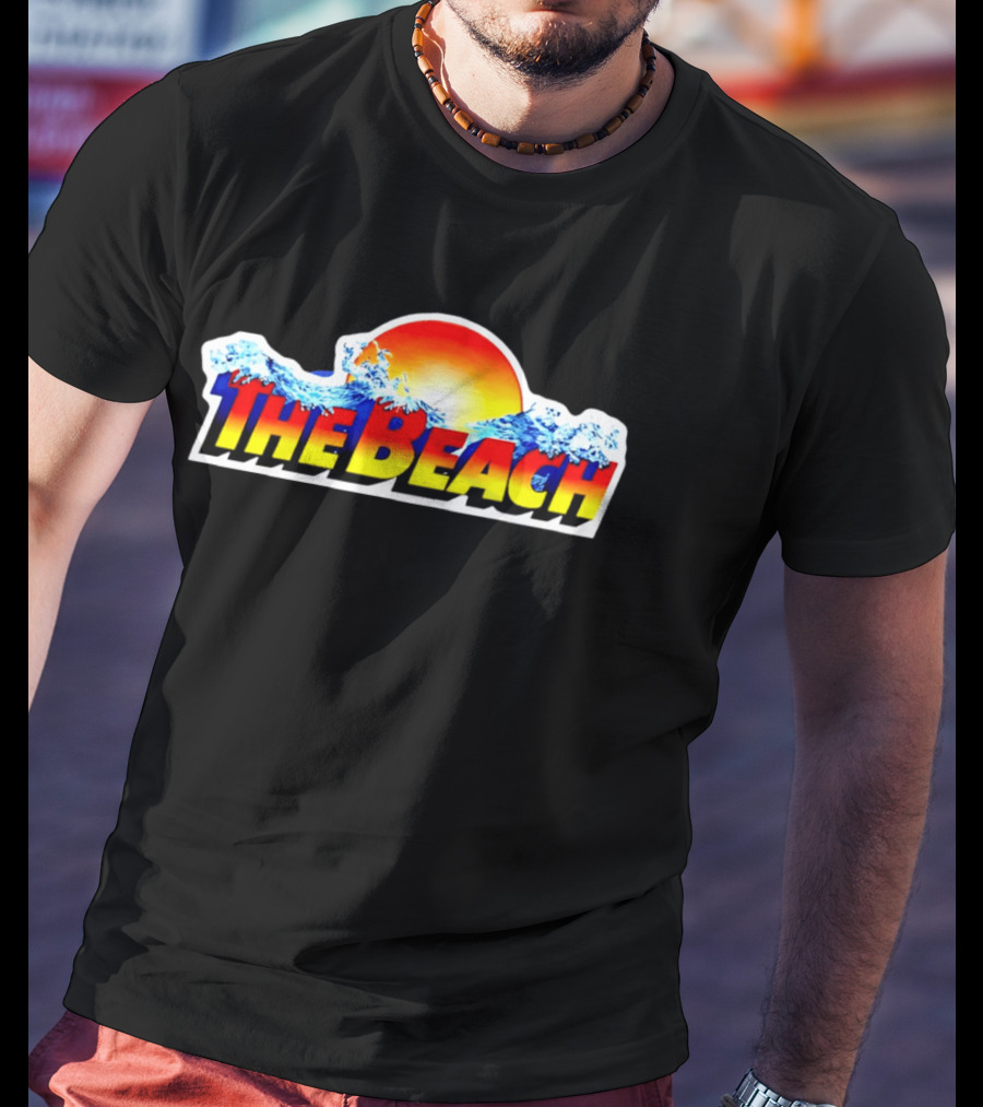 The Beach Waterpark Vintage Sunset Wave T-Shirt