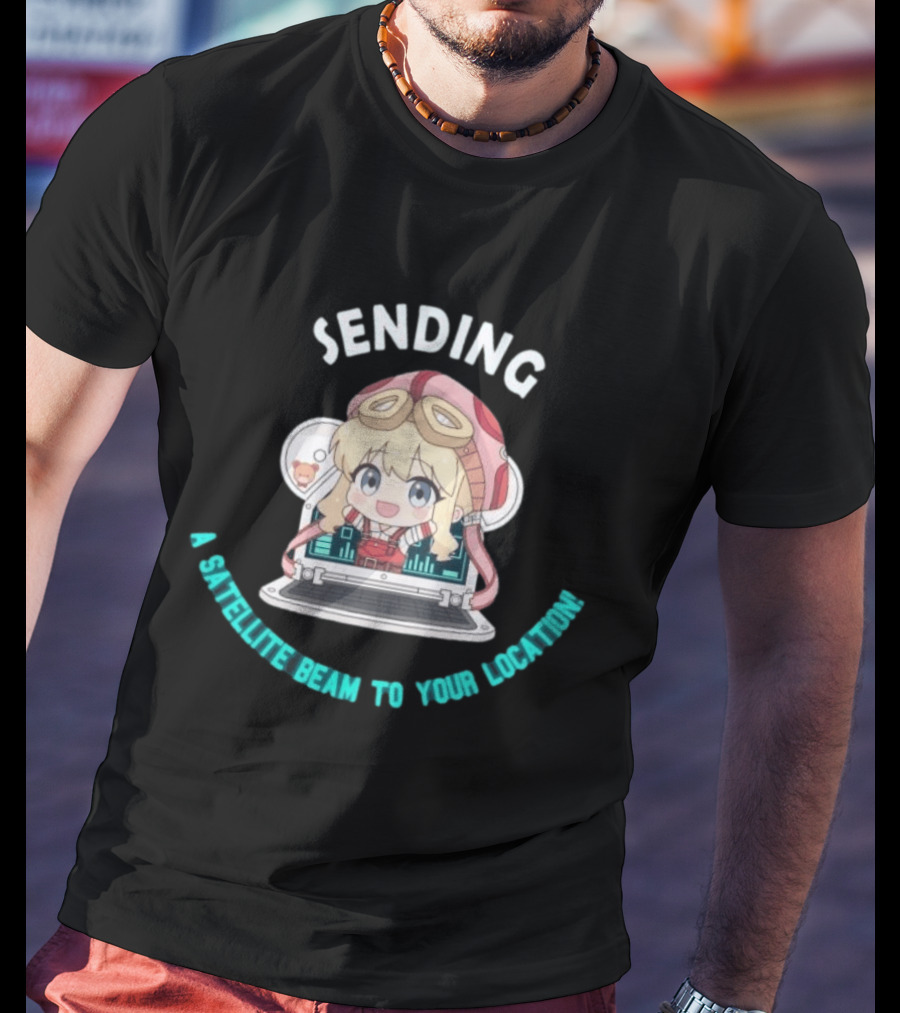Tita Russell Sending A Satellite Beam To Your Location T-Shirt