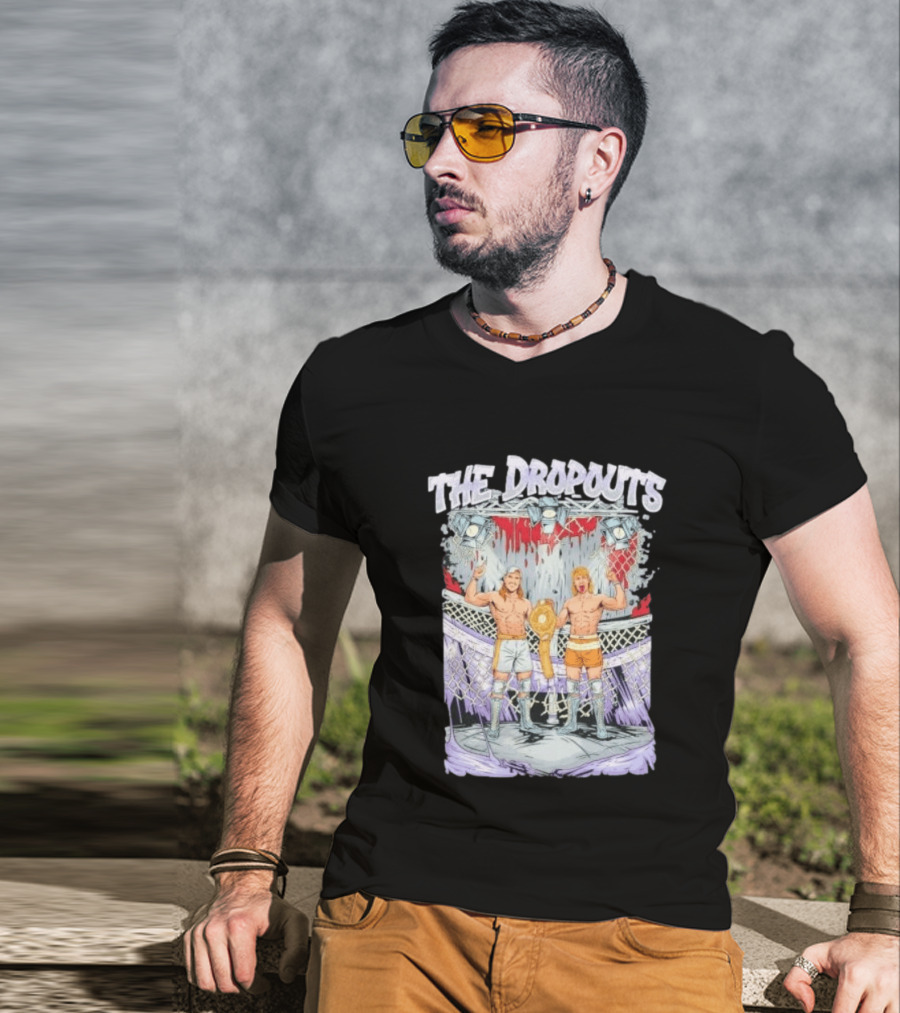 Tuckey And Scott Green The Dropouts Wrestling Champions In The Cage T-Shirt