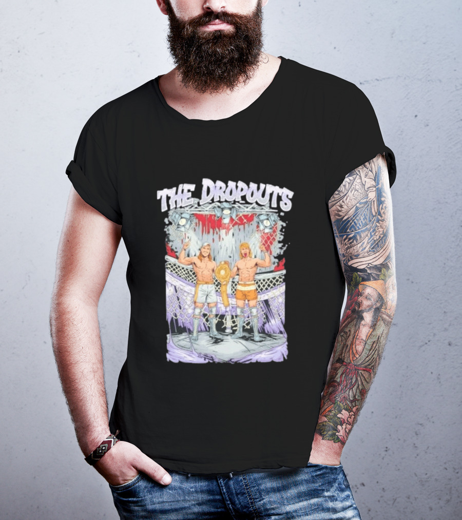 Tuckey And Scott Green The Dropouts Wrestling Champions In The Cage T-Shirt