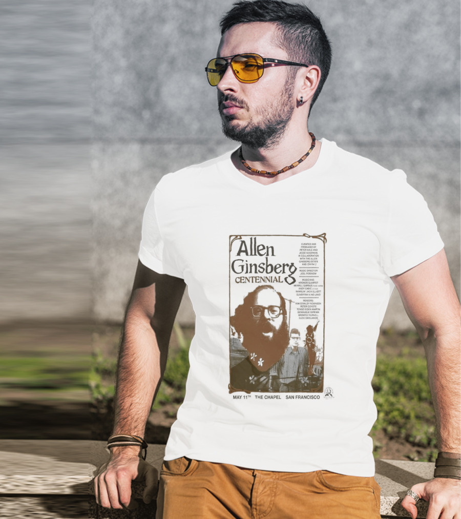 Allen Ginsberg Centennial May 11 2026 The Chapel San Francisco Event T-Shirt