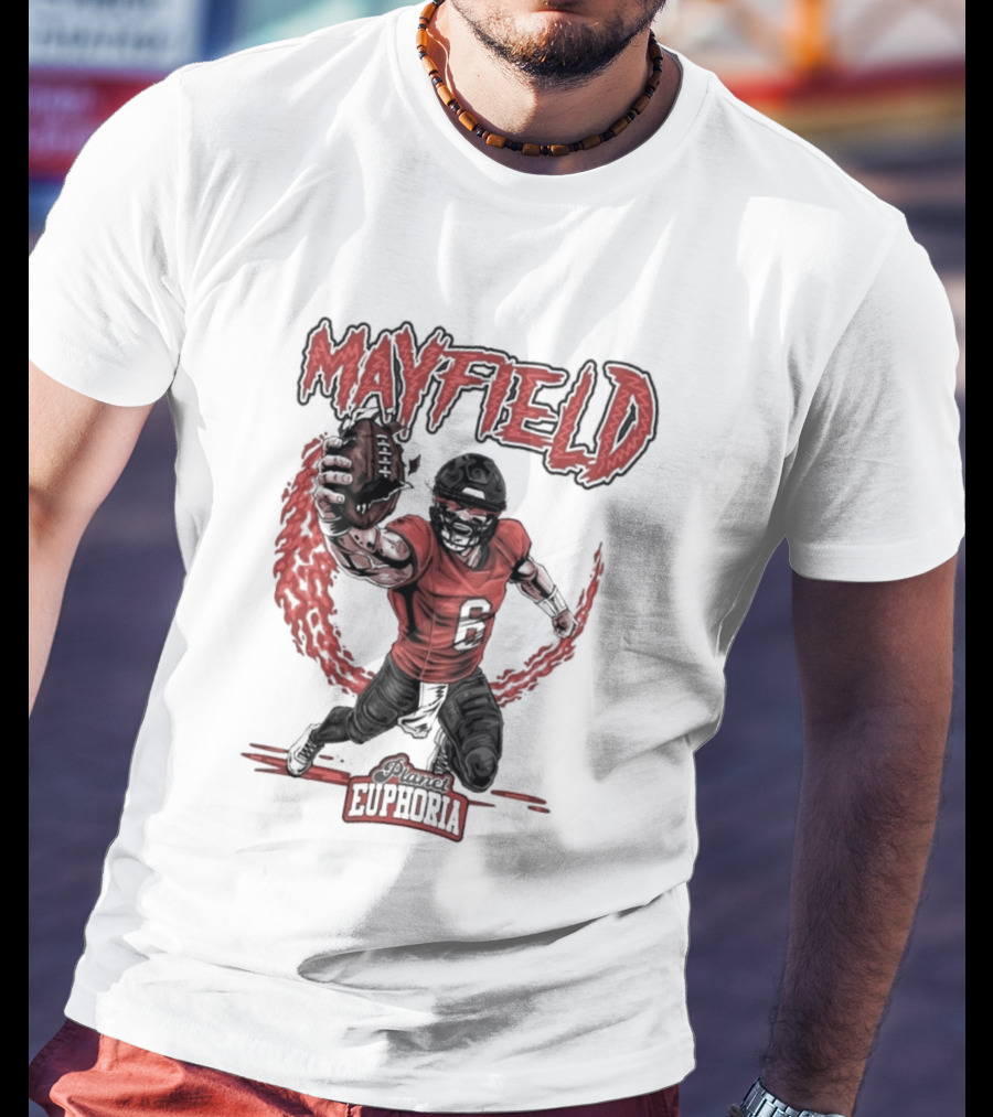 Mayfield Oklahoma Fire Cannon Football T-Shirt