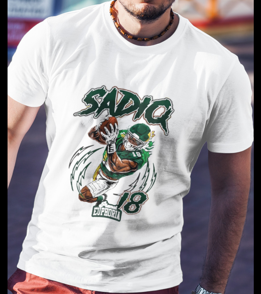 Sadiq Euphoria Football Catch 18 T-Shirt