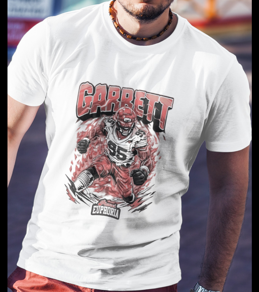 Garrett Inferno Hysteria Fiery Football Warrior T-Shirt