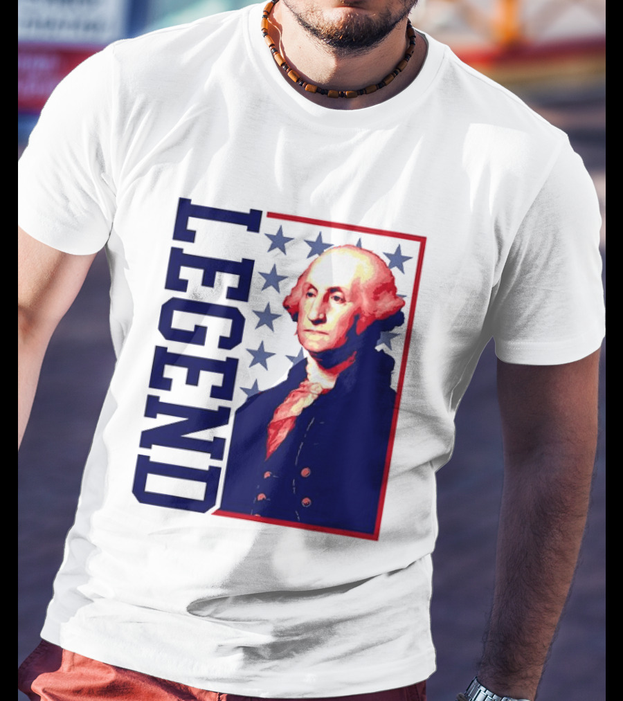 Legend George Washington 250th Anniversary America Freedom T-Shirt