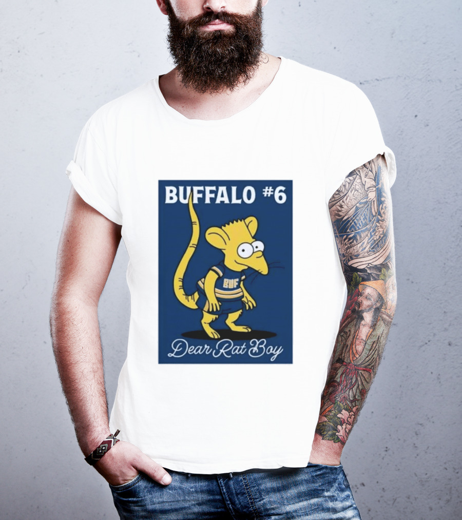 Buffalo #6 Dear Rat Boy BUF Jersey T-Shirt