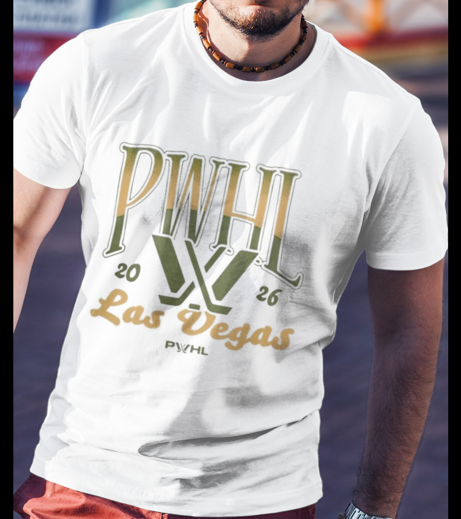 PWHL 2026 Las Vegas Hockey Essentials T-Shirt
