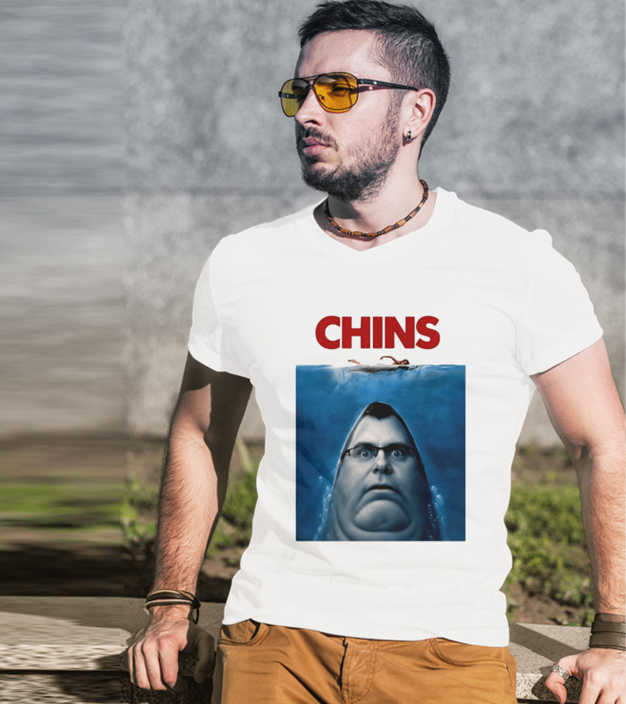 Chins X Jaws Movie T-Shirt
