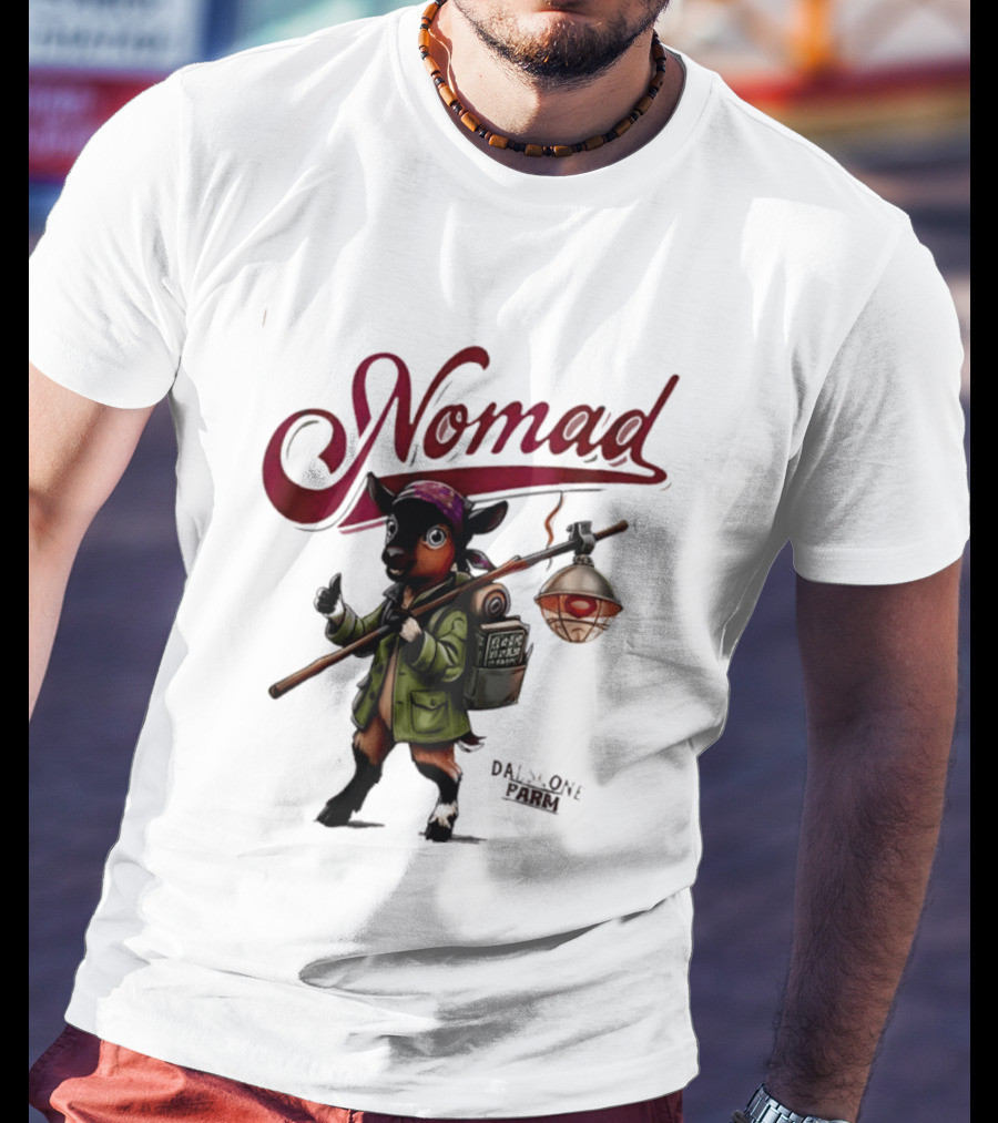Dalscone Nomad Adventurous Goat Trekker With Lantern T-Shirt