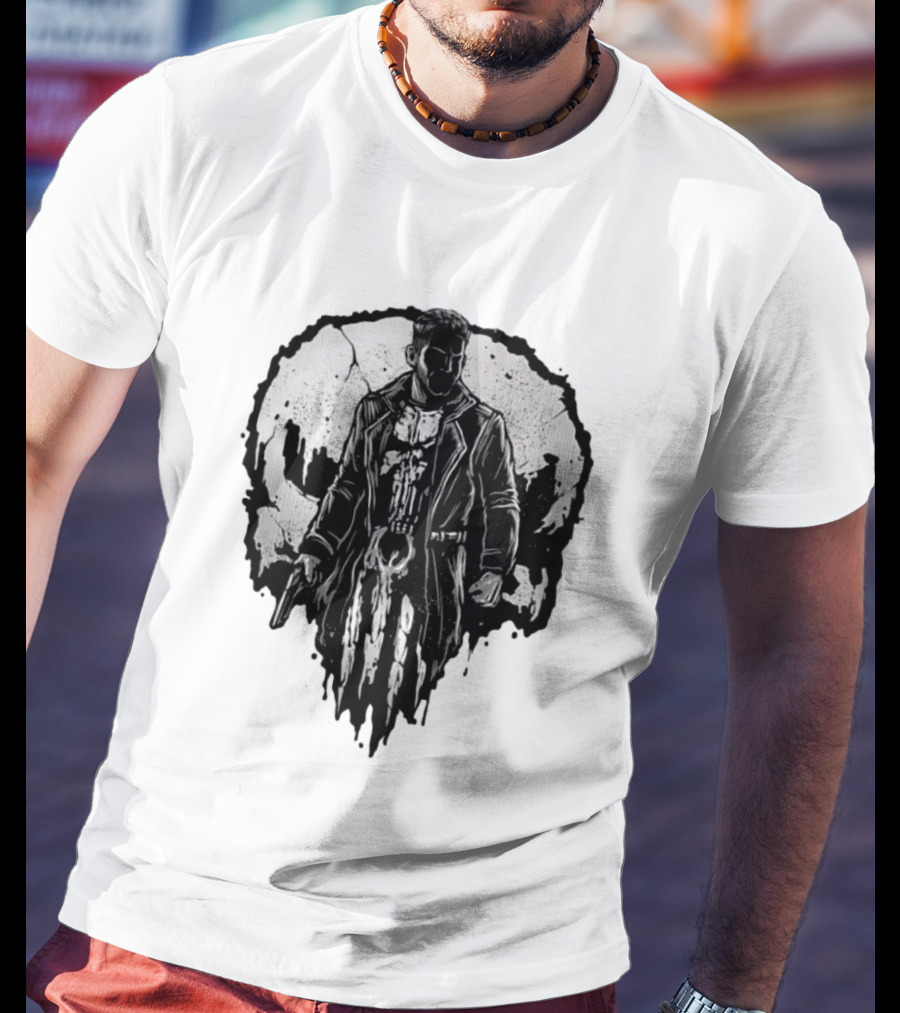 He Who Punishes Skull Emblem Marvel Comics T-Shirt