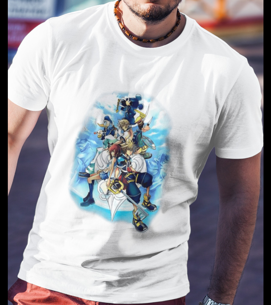 Kingdom Hearts 2 Disney Characters Adventure Ensemble T-Shirt